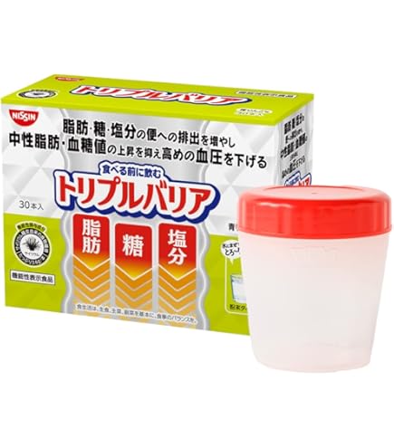 Amazon | 日清食品 トリプルバリア [ 機能性表示食品 ] 脂肪 糖 塩分